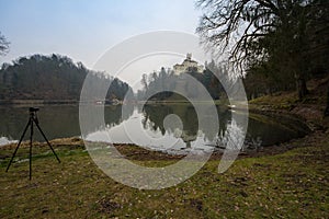 TrakoÅ¡Äan Castle Whit Reflection